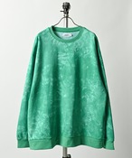 ATELANE tie-dyed sweatshirt (DGRN/GRN) 26A-14020