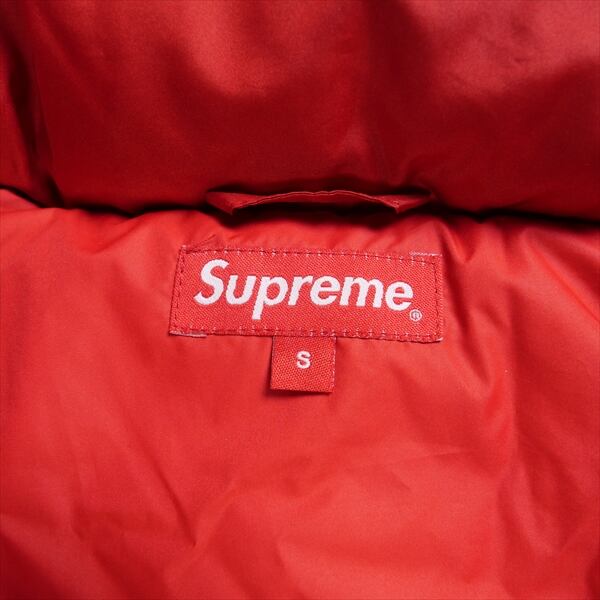 Supreme Bonded Logo Puffy Jacket M 赤 Red