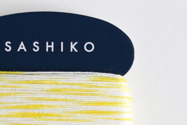 ダルマ刺し子糸＜細＞ カード巻 2色かすり No.303 : SASHIKO Thin 2 colors kasuri No.303