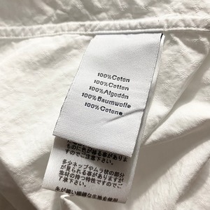HERMES “HHHH” woven white shirt