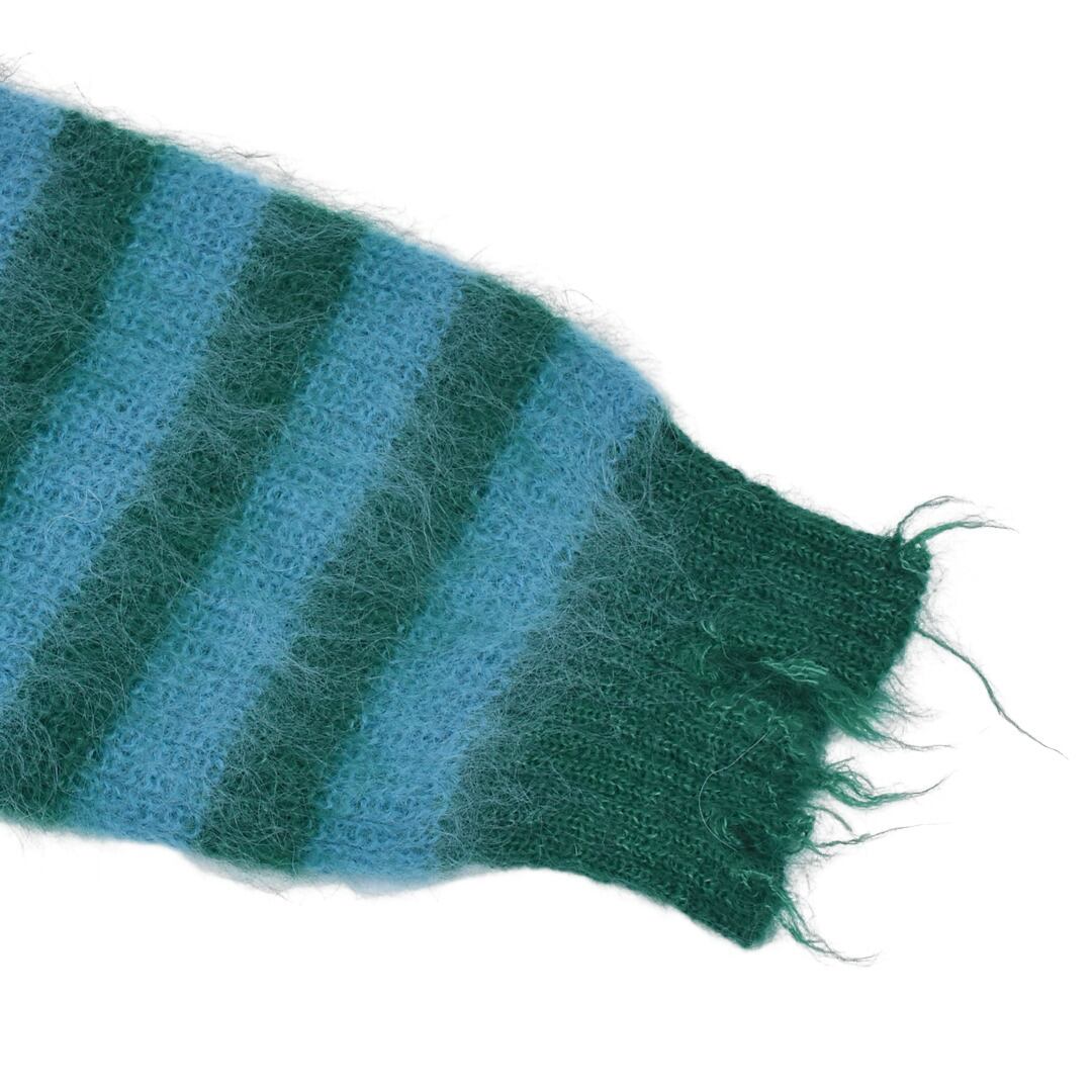 KIDILL】MOHAIR BORDER KNIT | AYIN KIDILL】MOHAIR BORDER KNIT | AYIN