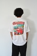 90s USA製 Fruit of the loom “Graffiti USA” Classic Cruise Pocket print T-shirt