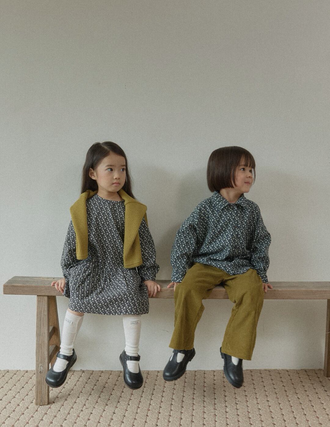 送料無料【予約】/ kids フローブラウス /lalaland