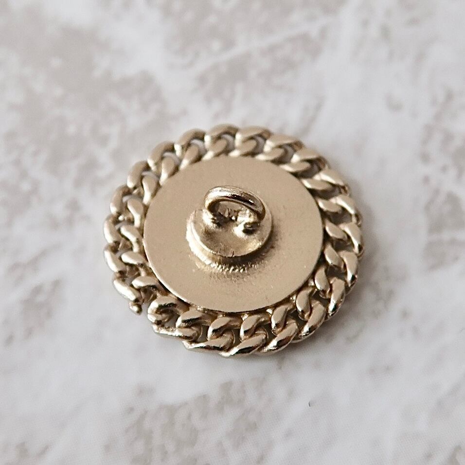 CHANEL ボタン チェーン カラーゴールド 約17mm シャネル 正規品 
