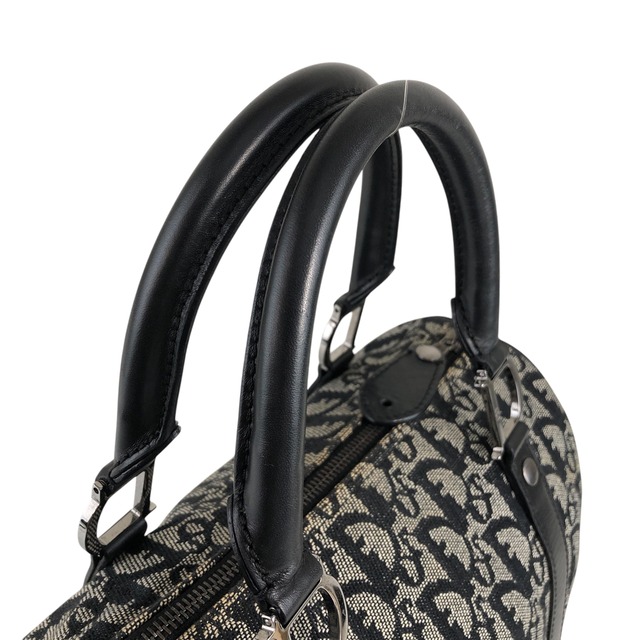 Christian Dior クリスチャン ディオール トロッター ハンドバッグ ブラック ジャガード ミニボストン vintage ヴィンテージ オールド gyebye