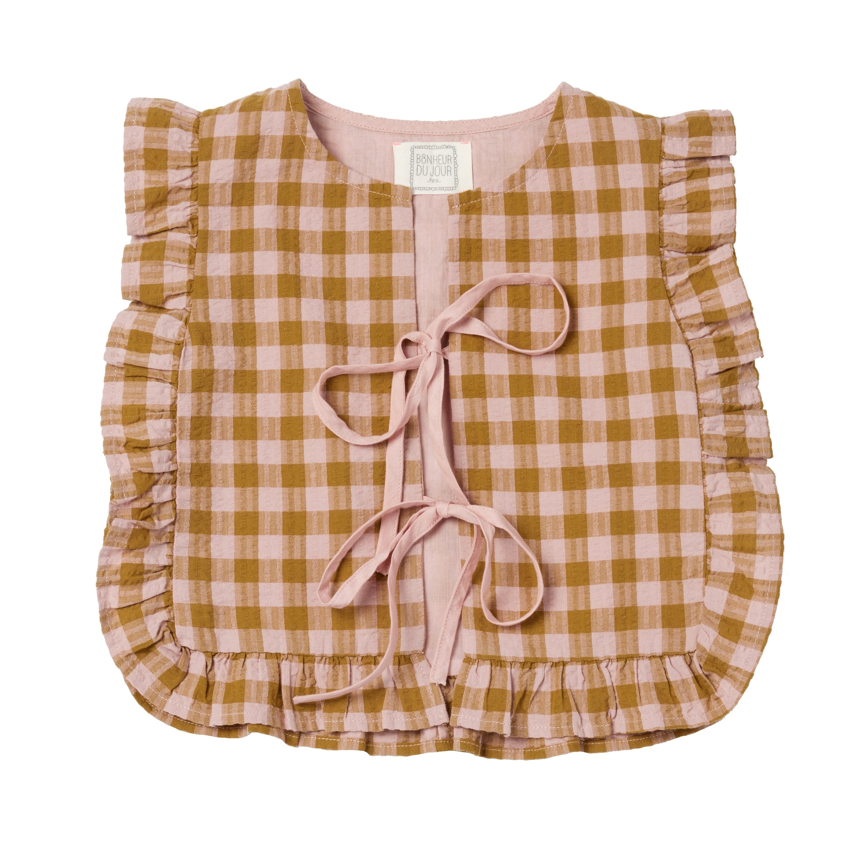 【Bonheur du Jour】Sleeveless Vest Kinny - Tile 4Y