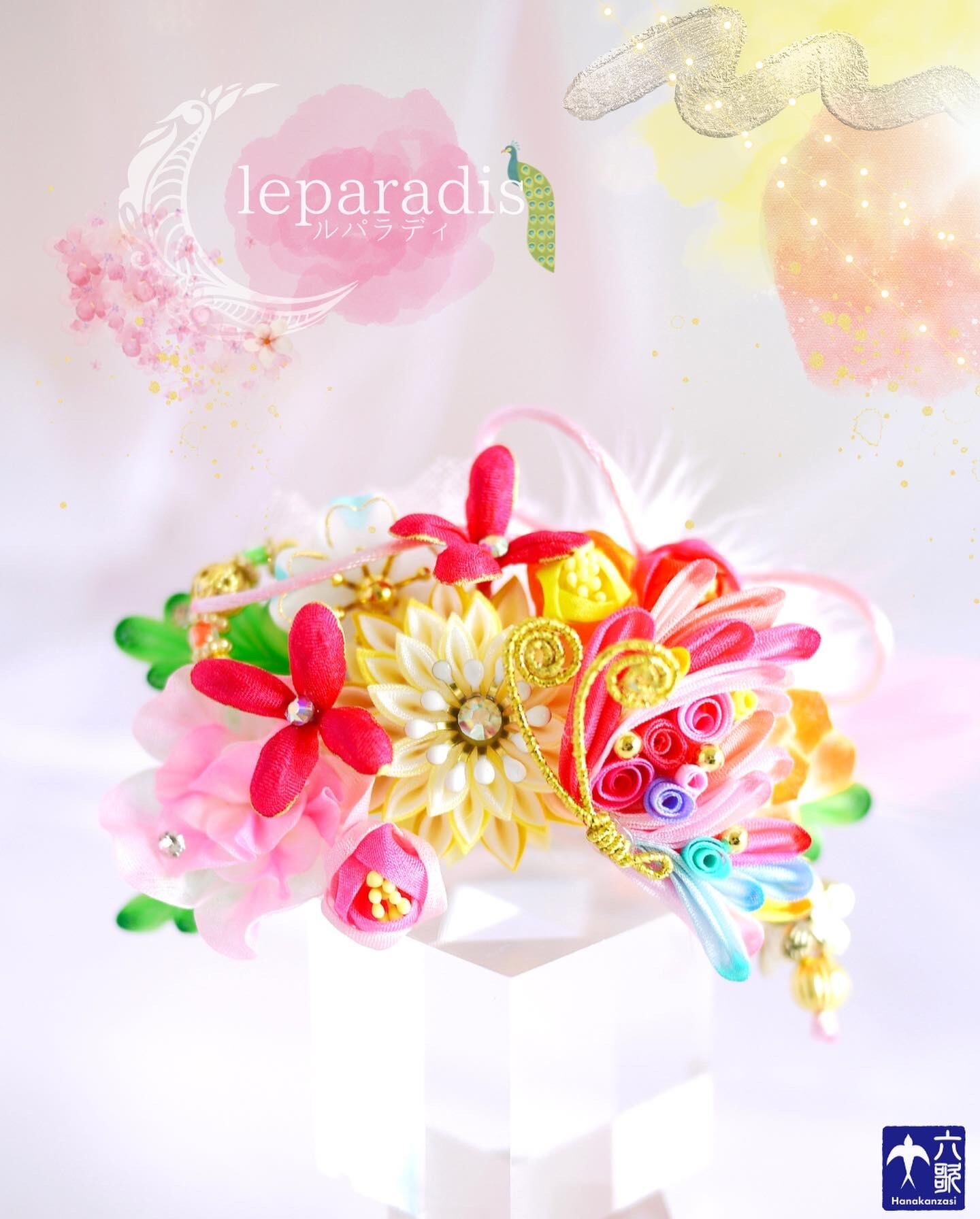 【 Le Paradis】花簪バレッタタイプ