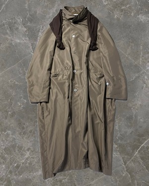 "MAGLIANO" stole gimmick super long nylon coat