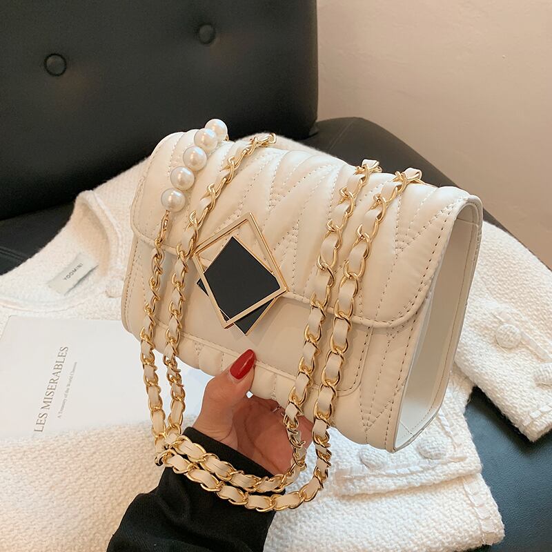 サマーホワイトチェーン 夏物 メッセンジャーバッグ Tiancai_Wing_Bag20670351886