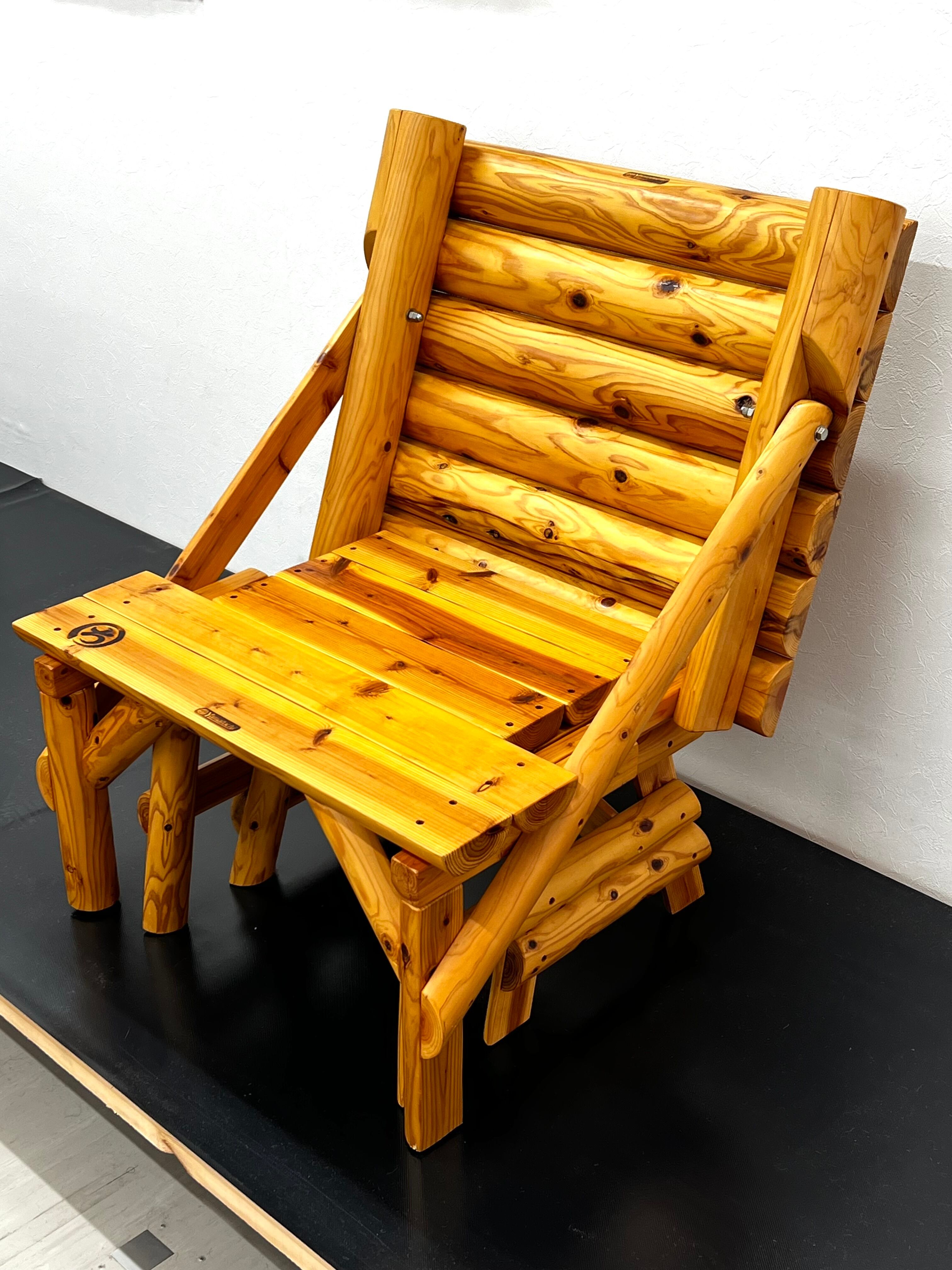 山栃 まるちベンチ 2WAY ログチェア テーブル 天然木 無垢 ガーデン家具 木製 山栃 まるちベンチ 2WAY ログチェア テーブル 天然木 無垢 ガーデン