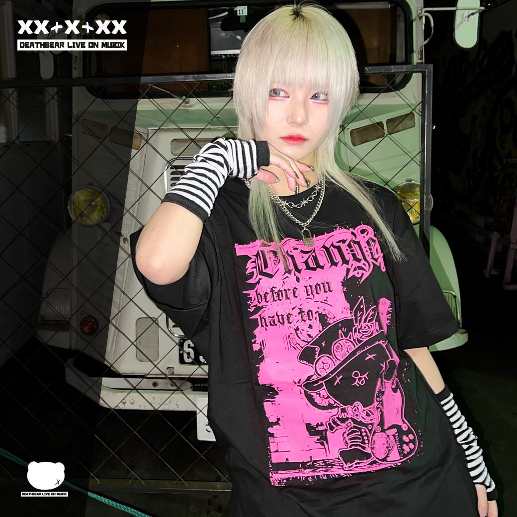【Change before you have to.】T-SHIRTS【PURPLE PINK】