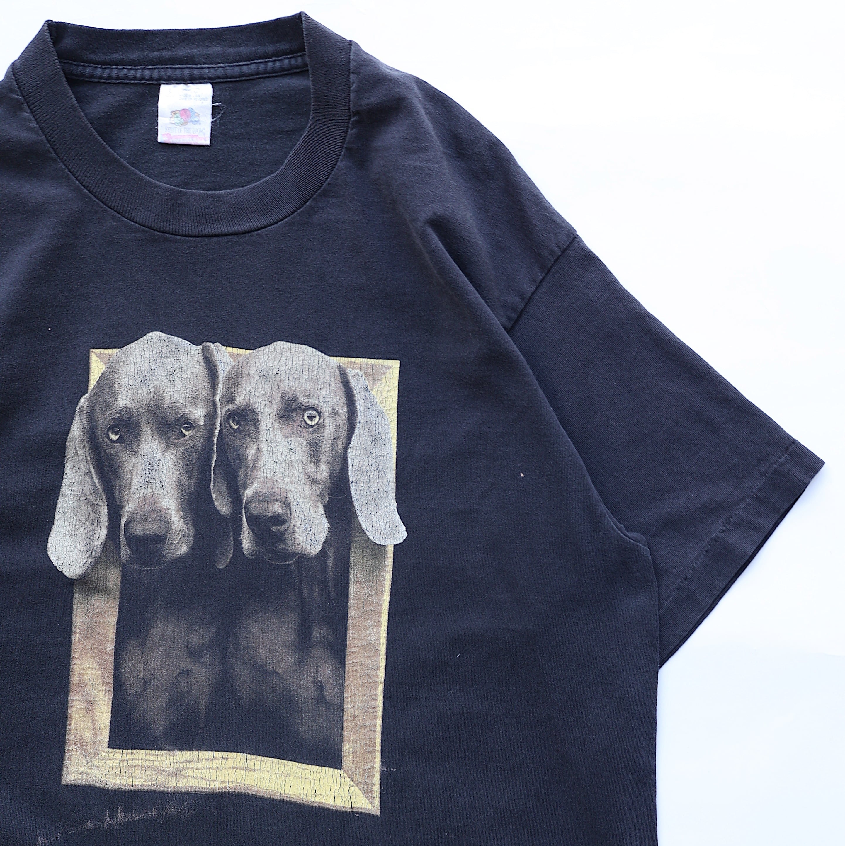 1995 WILLIAM WEGMAN ART TSHIRT | CLIMB SENDAI