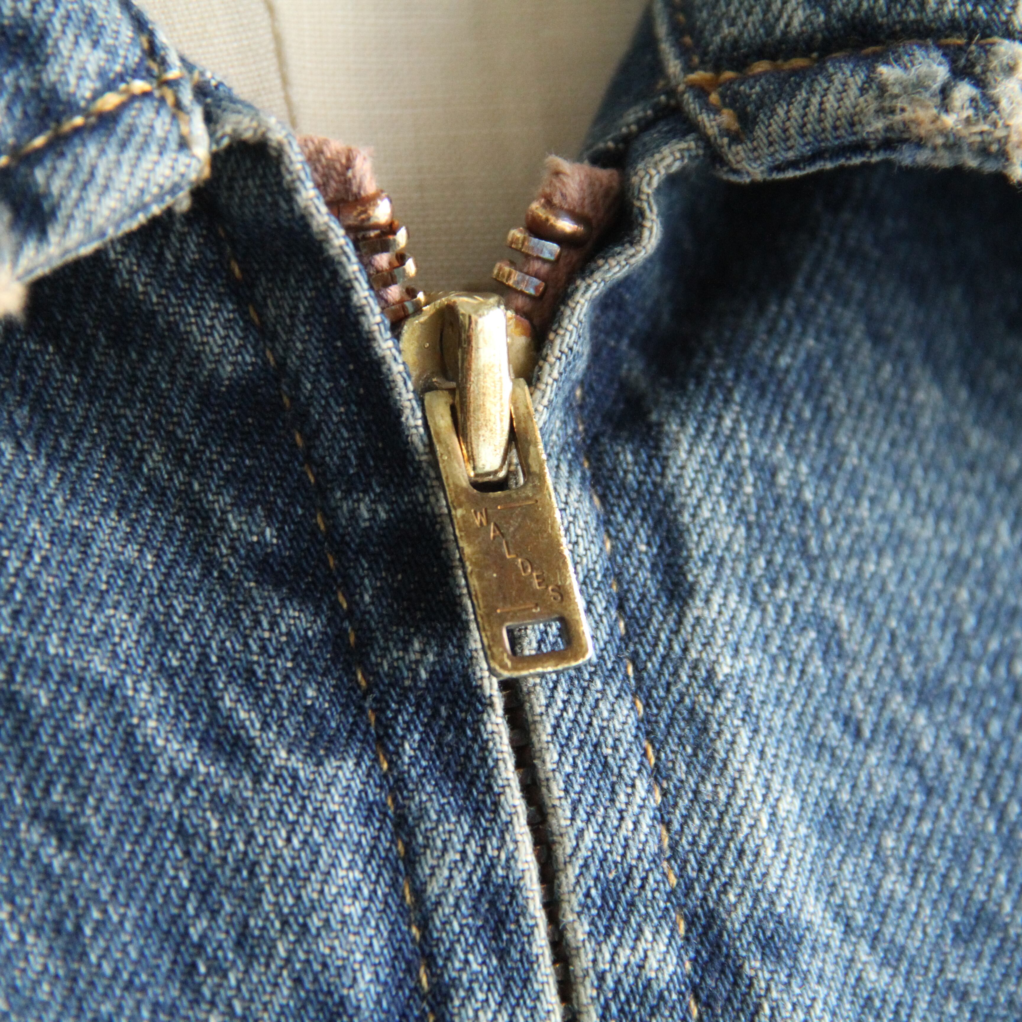 INSCRIRE Used Denim Zip Up Blouson | Terminal