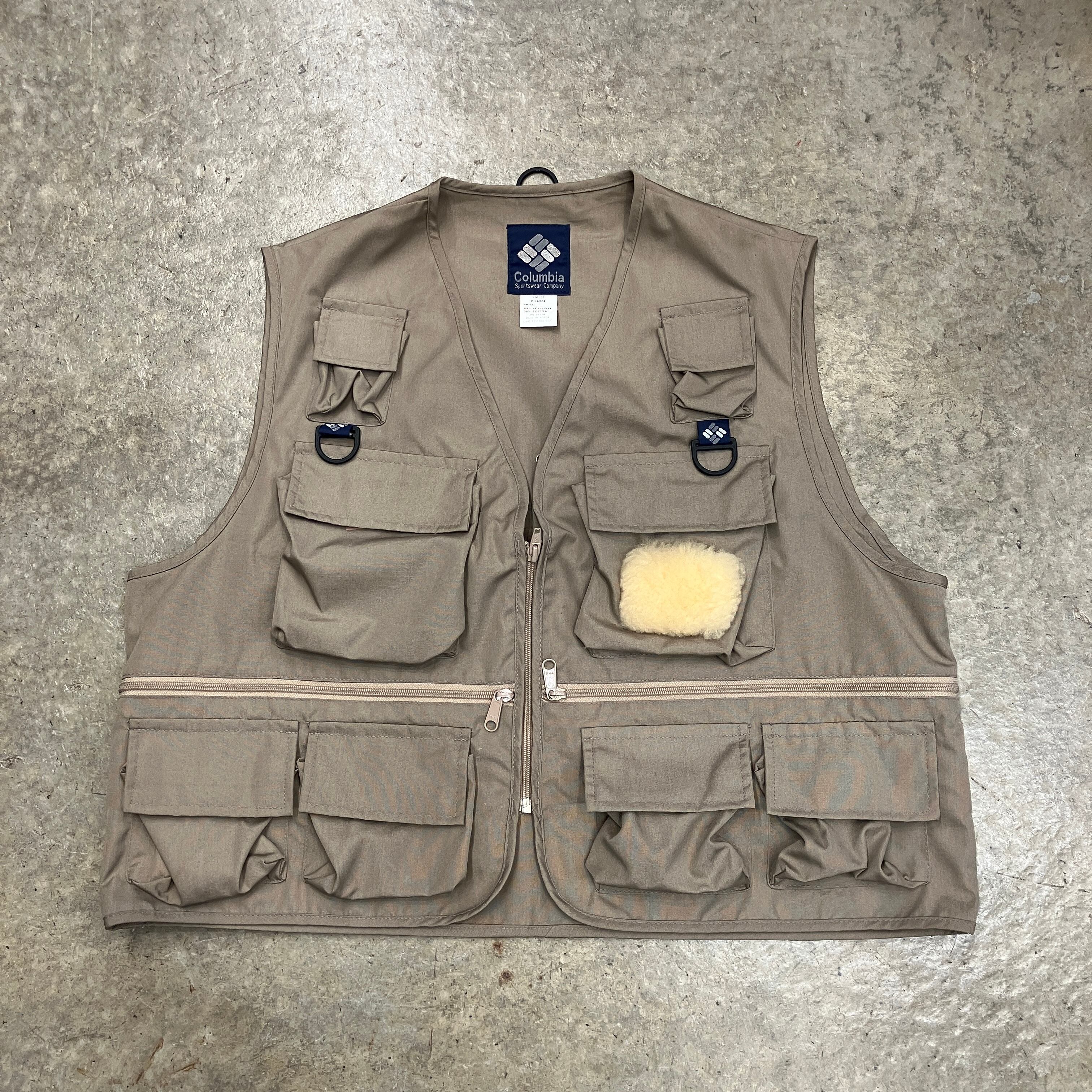 COLUMBIA FISHING VEST 1990'S OLD XL | safarionline
