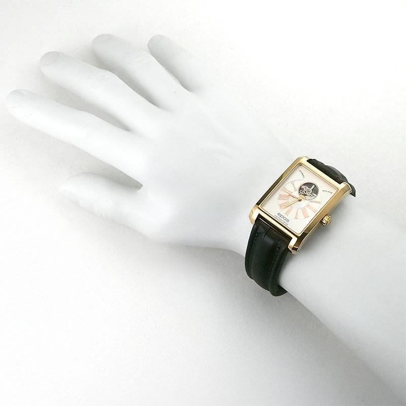 エポス EPOS レクタンギュラー メンズ 自動巻 SS/GP 3399C エポス EPOS レクタンギュラー メンズ 自動巻 SS/GP 3399C | 質ミウラ