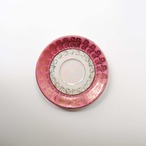 ピンクのソーサー