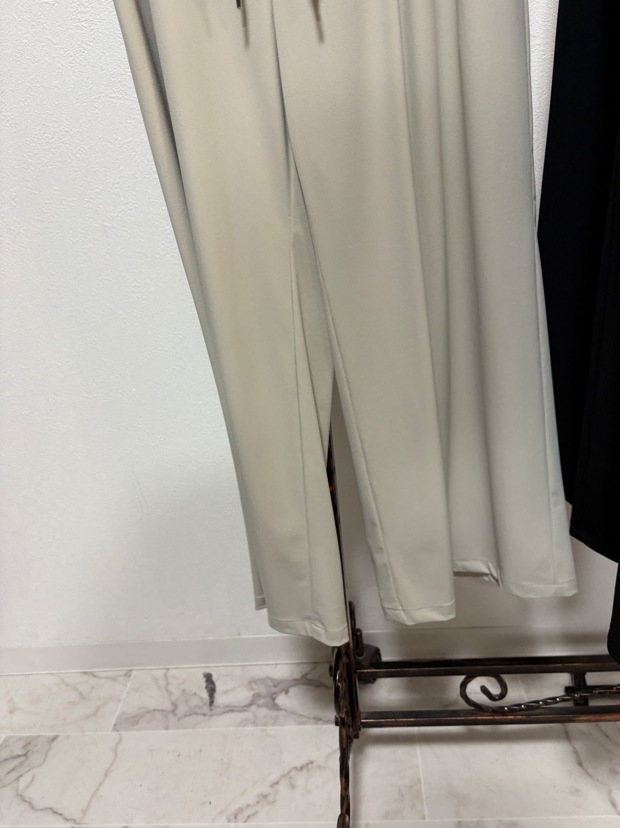【MAX BLUE】 ストレッチナイロンリブパンツ　644408-12