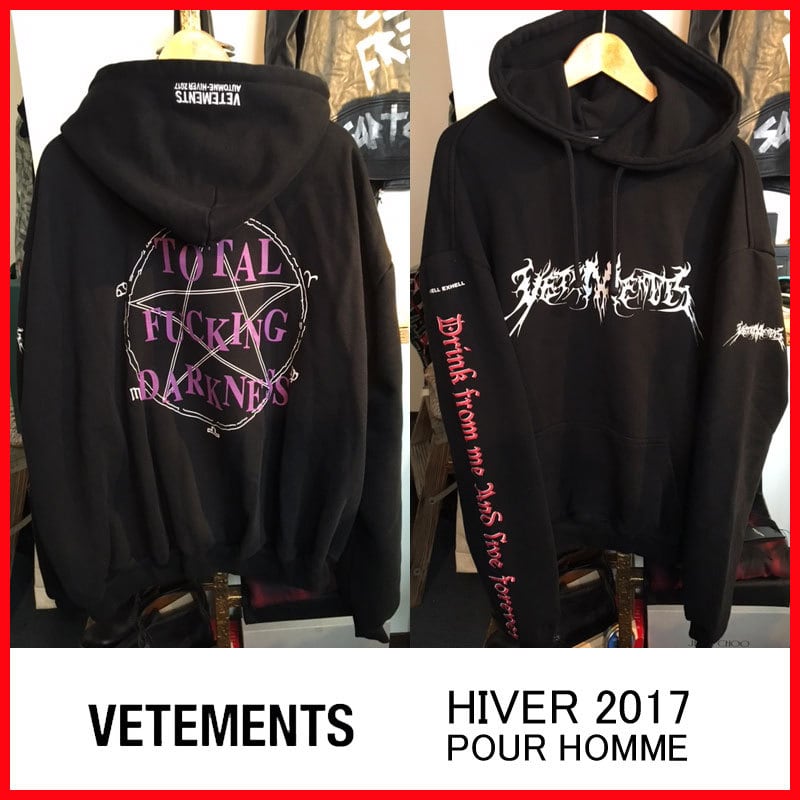 ヴェトモン  VETEMENTS  TFD パーカー