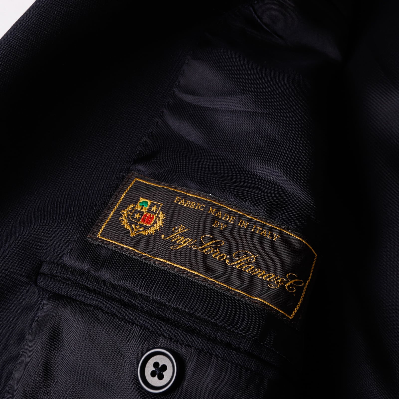 極美品】BROOKS BROTHERS Loro Piana wool Navy blazer size38 made in