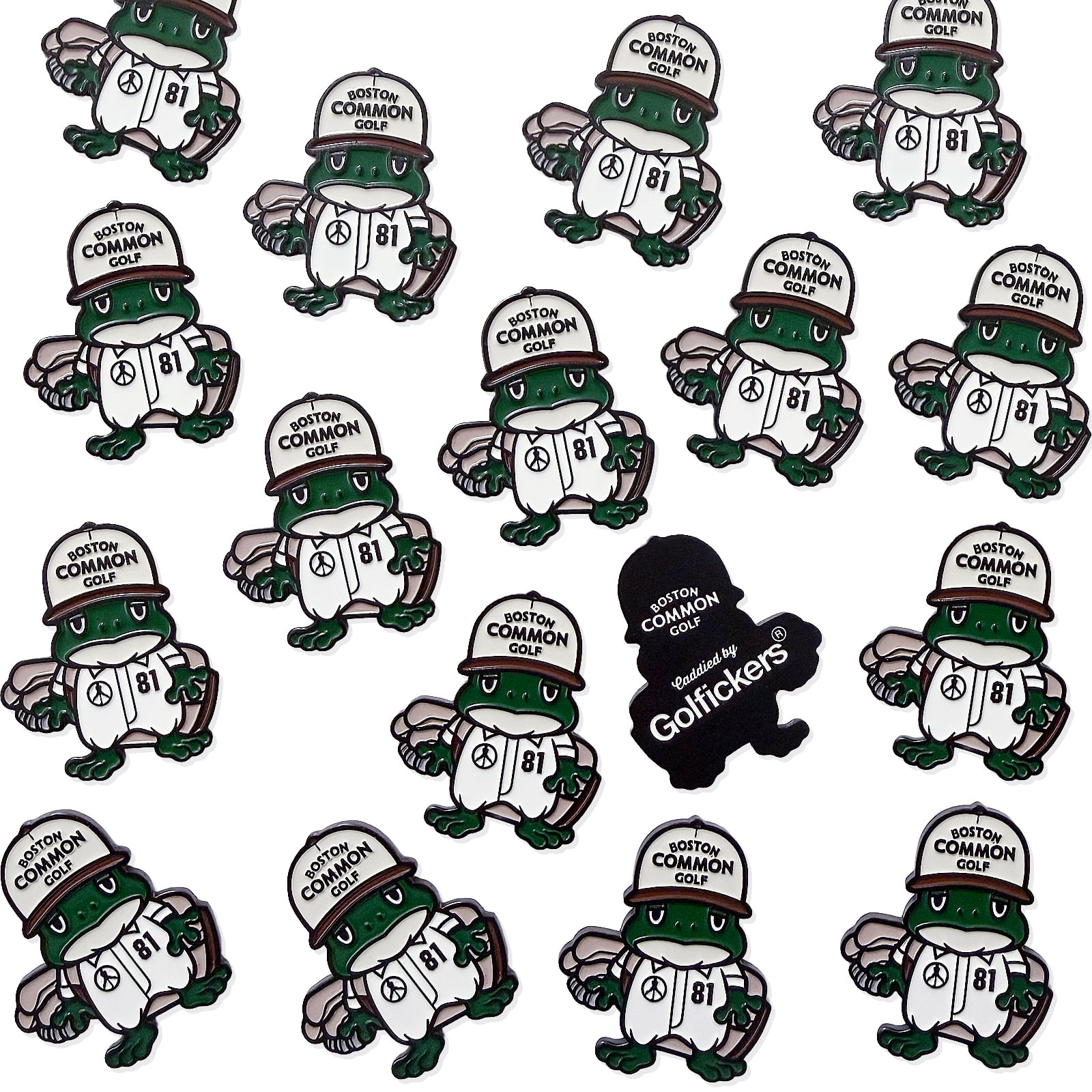 HOLE 684] TGL BOSTON COMMON GOLF x Golfickers® ボールマーカー