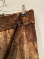 Low rose velour tight skirts Made in Italy