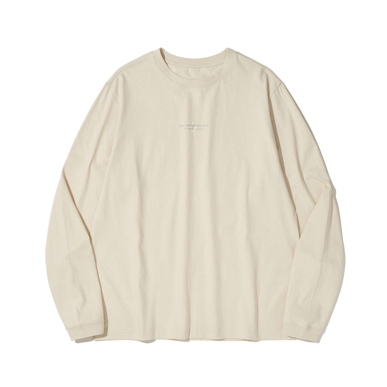 SLASH LONGSLEEVES T-SHIRTS_CREAM