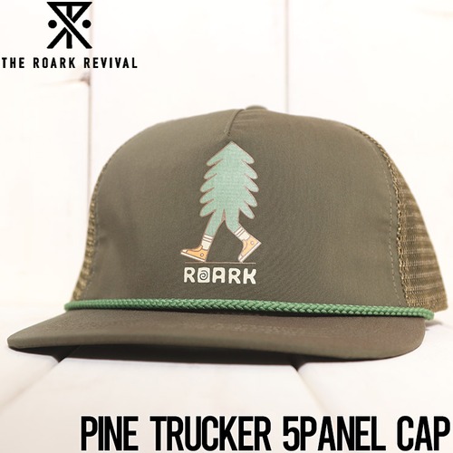 帽子 メッシュキャップ THE ROARK REVIVAL ロアークリバイバル PINE TRUCKER 5PANEL CAP RHJ924