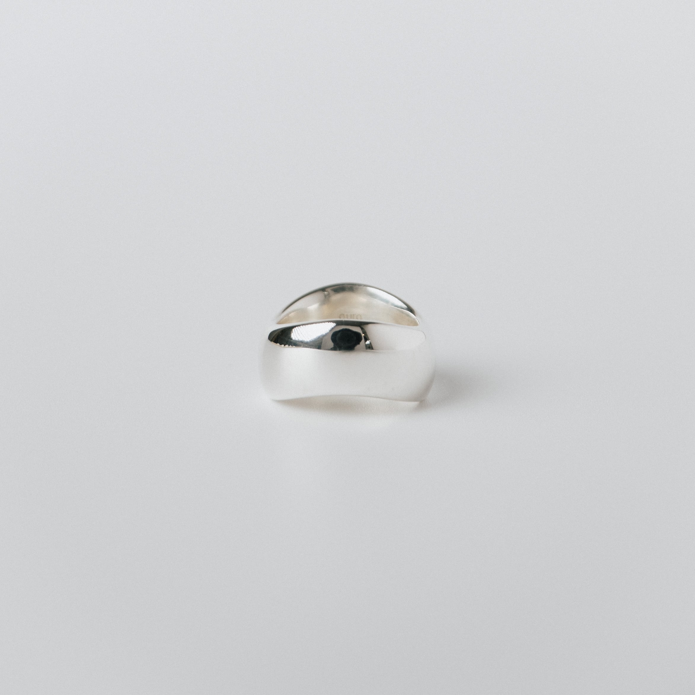 aura WIDE PINKY RING シルバーリング　７号 aura ] silver925 wide pinky ring | aura