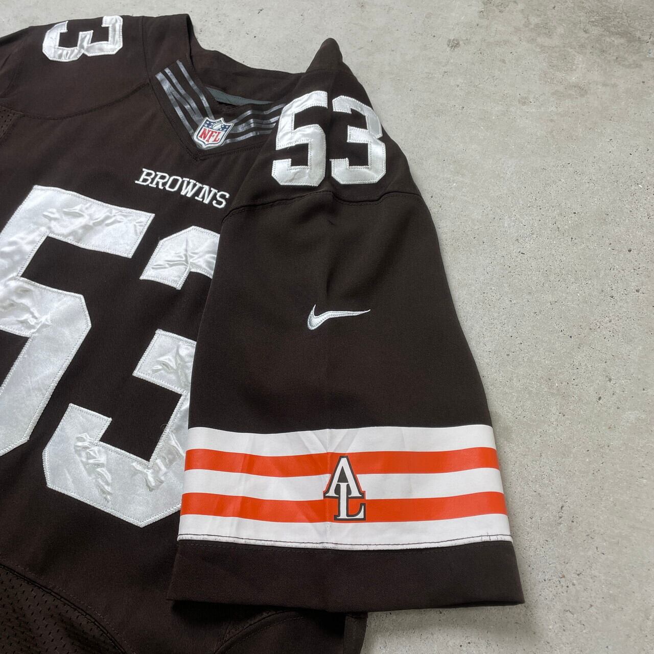 NIKE ナイキ NFL クリーブランド・ブラウンズ フットボールシャツ