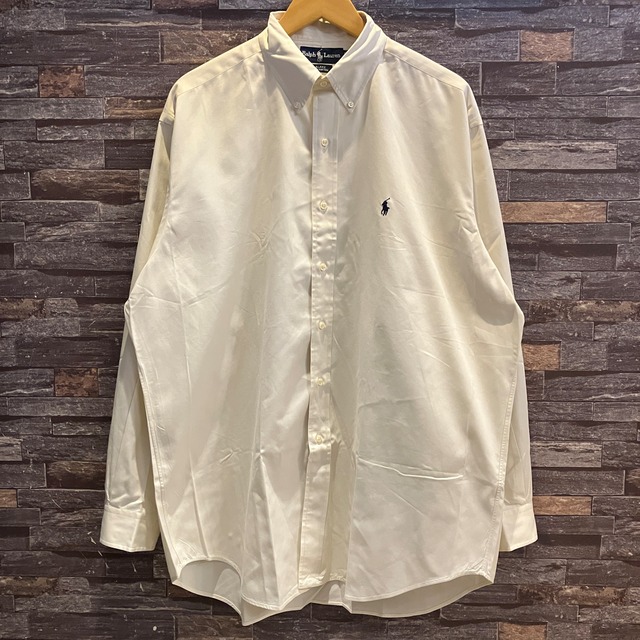 RALPH LAUREN BLAKE B.D SHIRT OFF WHITE