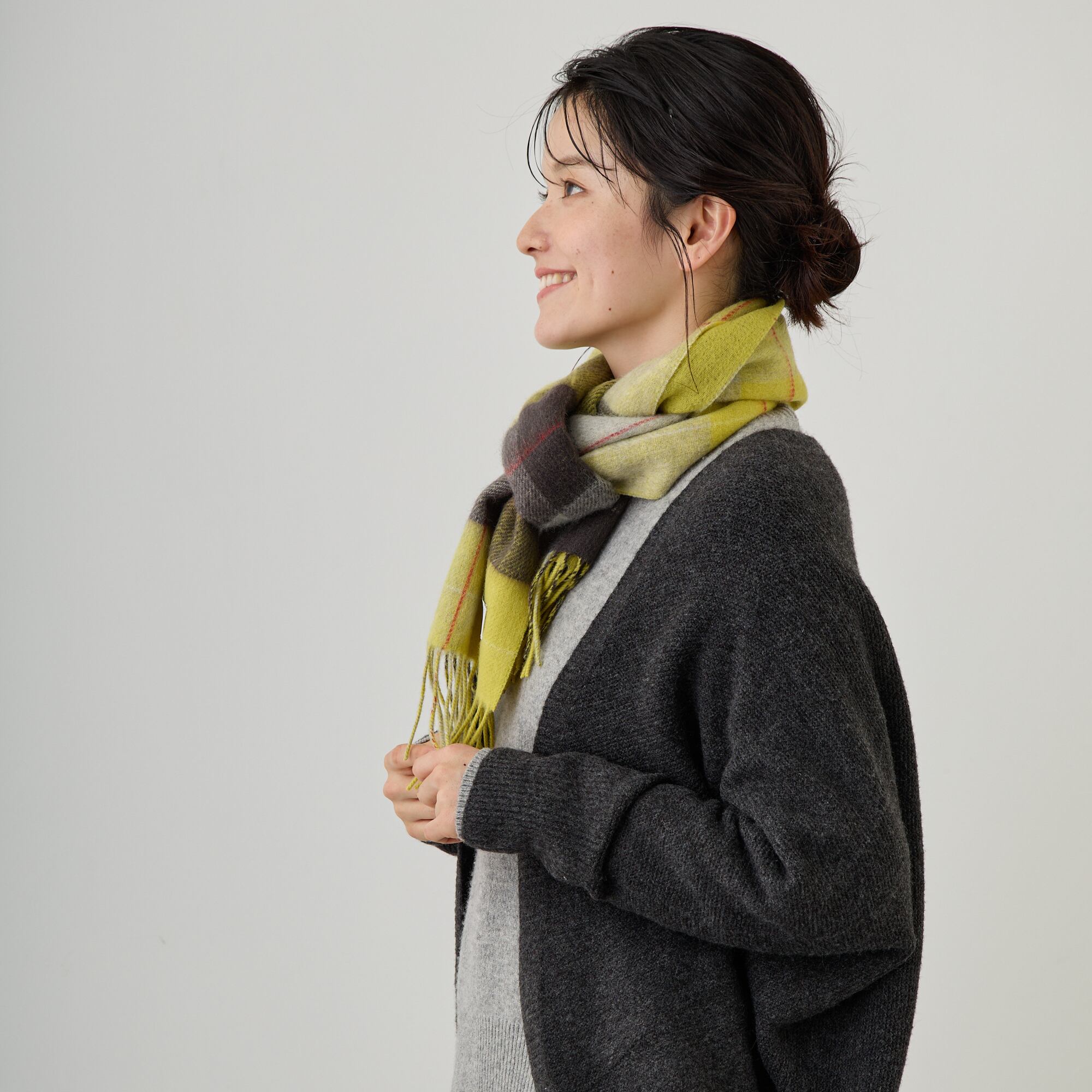 Le Bonnet イエローマフラー KUJTEN付属 カワイイ CAWAII 超ロング たっぷるりんマフラー （イエロー