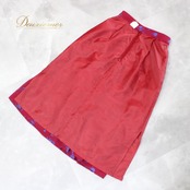 社交ダンス 衣装 スタンダード スカート レッスンウェア レディース レッド系 ブルー系 赤 青 花柄 フォーマル 練習着 かわいい ダンス ロングスカート フレアスカート Aライン ふわっと スリットなし ファスナー 花柄プリント 柄スカート レッド ブルー 配色 華やか エレガント 上品 大人可愛い フォーマルウェア 舞台衣装 練習用 レッスン用 きれいめ カジュアルフォーマル ポリエステル 裏地なし 60 スカート丈約69cm ウエスト約29.5cm-