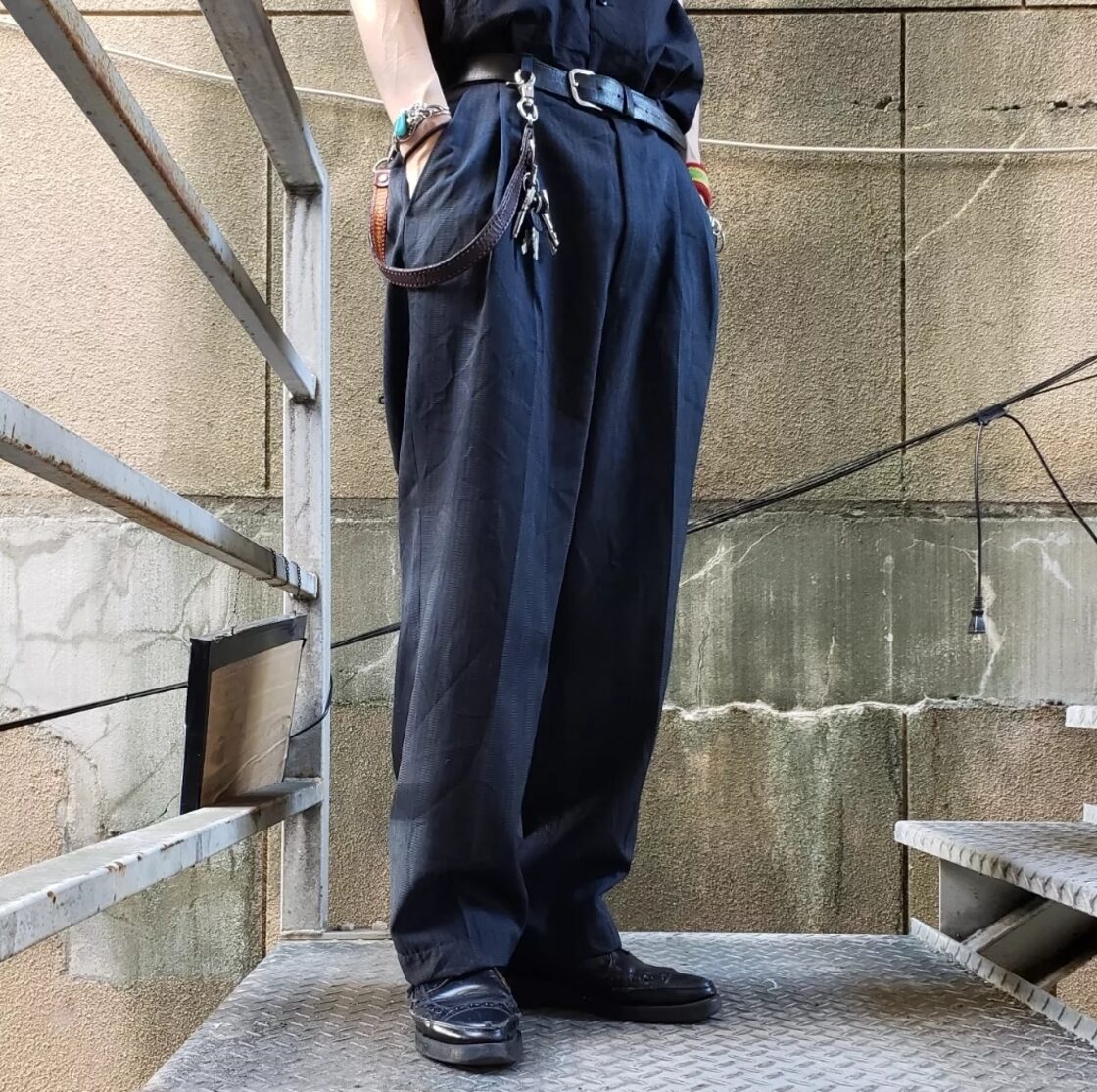 大人パンク！ Euro Vintage Stripe Slacks ジョニーロットン マルコム 