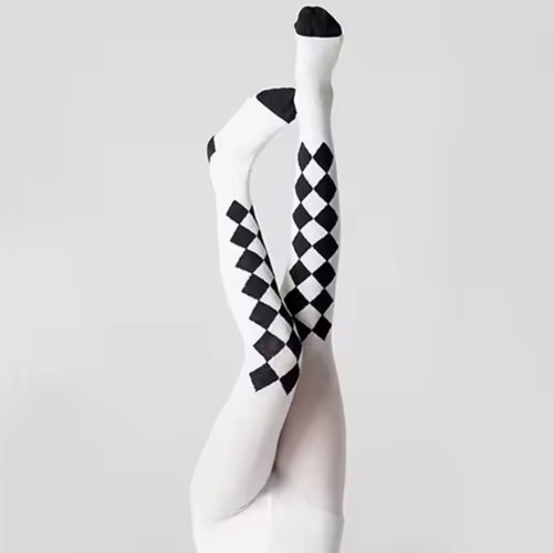 ★即納★ コットンニットタイツ　チェス