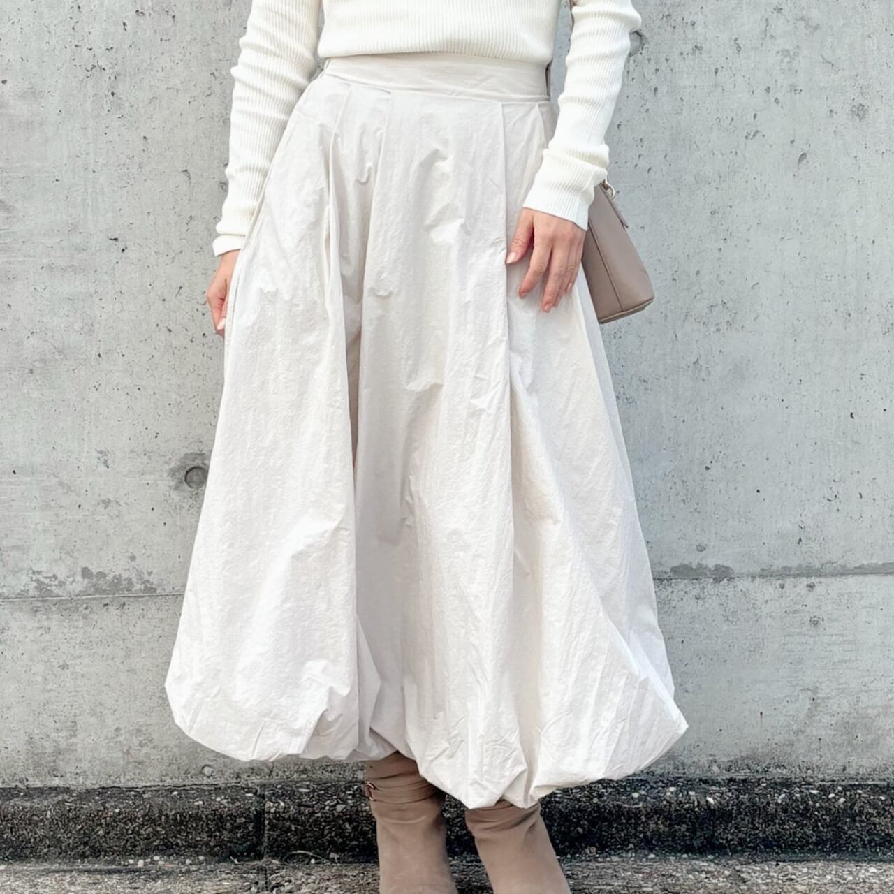 ハイウエスト バルーンスカート 3410004