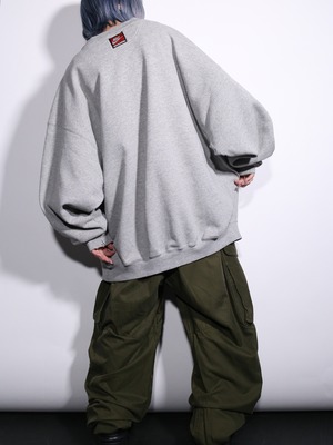 "NIKE" MICHIGAN XXL over wide silhouette sweatshirt
