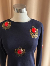 MISS VENERE jewelry wool tops-5044-10