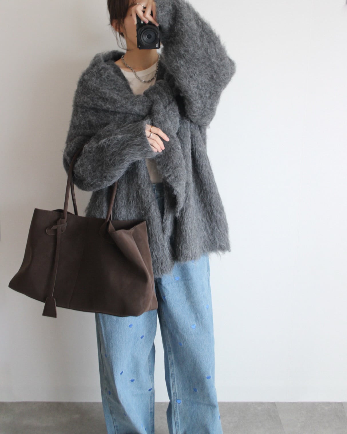 2way mokemoke cardigan | mite