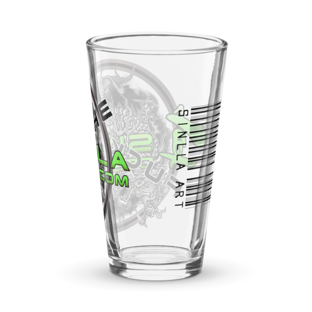 真羅デザイン オリジナルシェーカーパイントグラス SINLLA ART SHOP