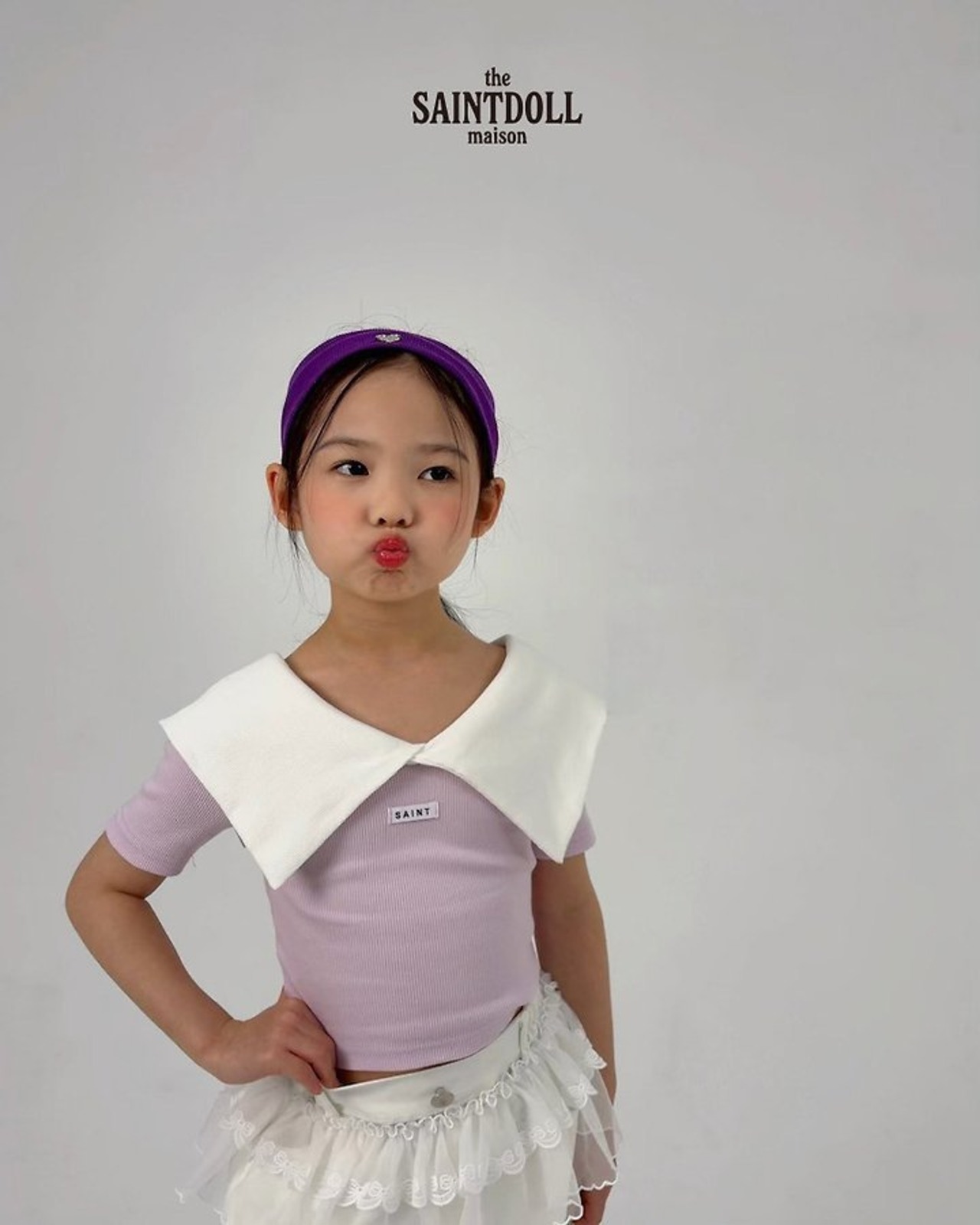 [SAINTDOLL] Hepburn Tea (JS/JM/JL) / [세인트돌] 햅번티 (JS/JM/JL)