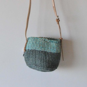 サイザルポシェットmini/革ハンドル（ba061-6163）