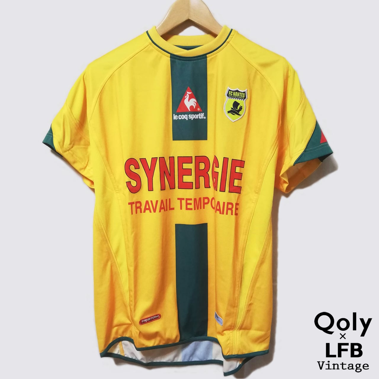 ナント 2004-05 le coq sportif ホーム半袖 ユニフォーム（インポートS