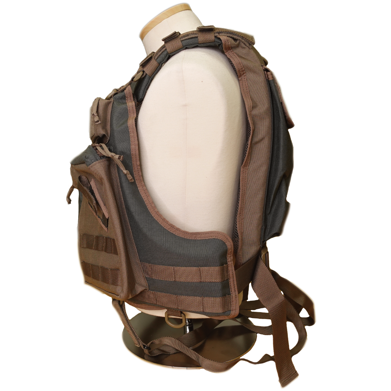V-one VEST 1000D/DARK BEIGE/GRAY [No.2881] | SUBROC WEBSHOP