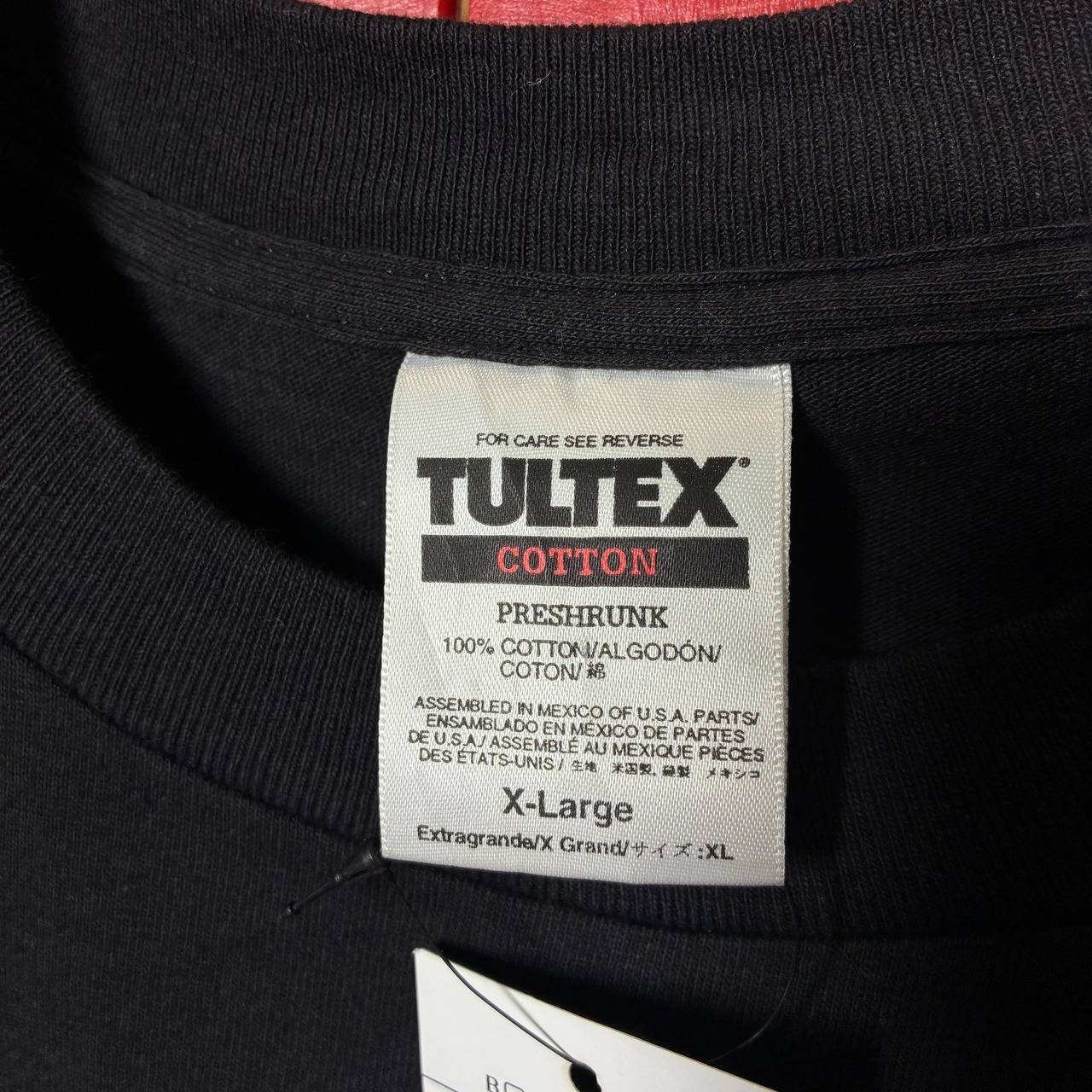 90s USA of MEXICO製 TULTEX タコベル 企業Tee 黒 タコベル