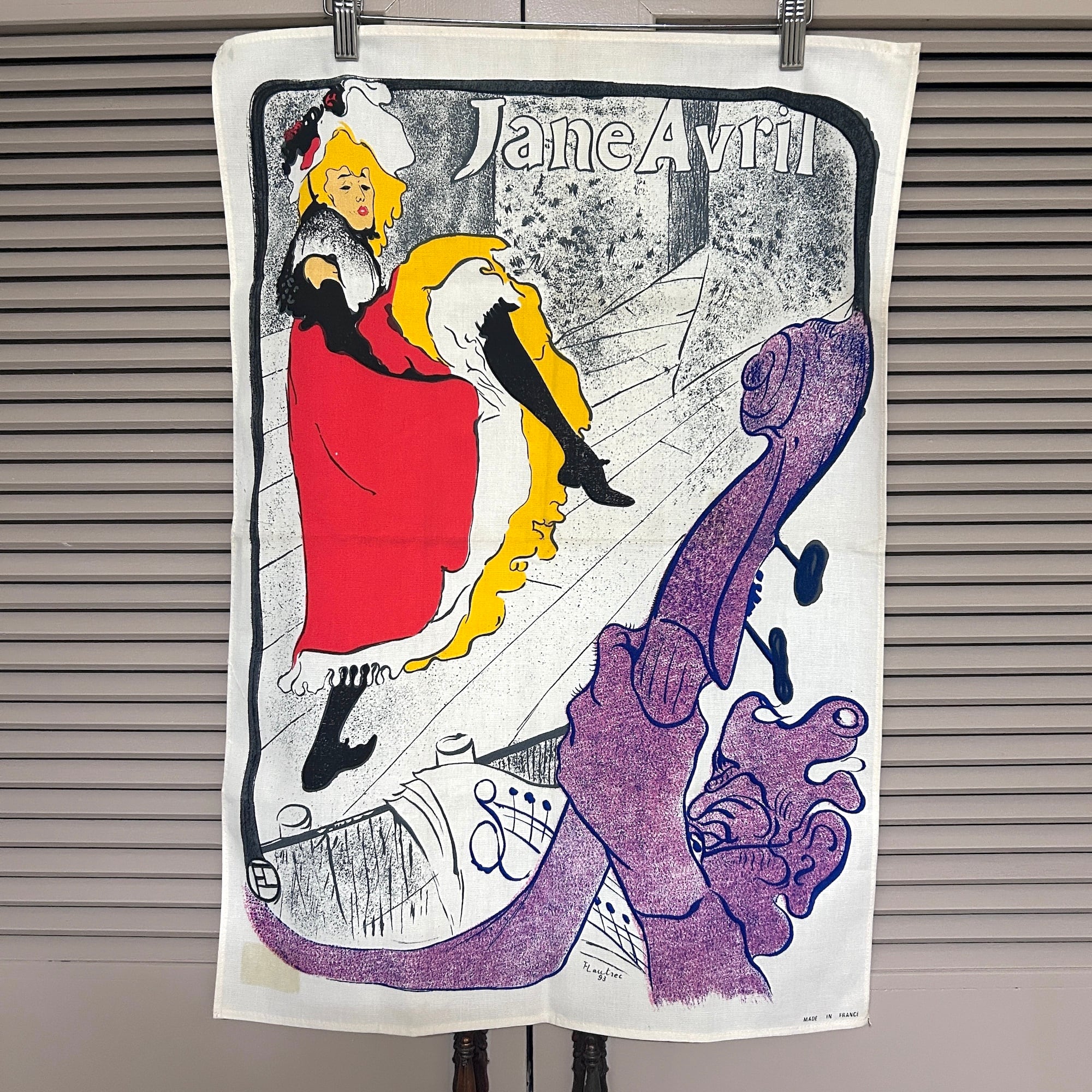 仏vintage ロートレック「Jane Avril」タペストリーポスター | Milo