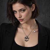 RHYTHMIC HORSESHOE LARGE NECKLACE #1 with GODSIZE® I.D. TAG / リズミックホースシューラージ#1ネックレス ゴッドサイズ® I.D.タグ