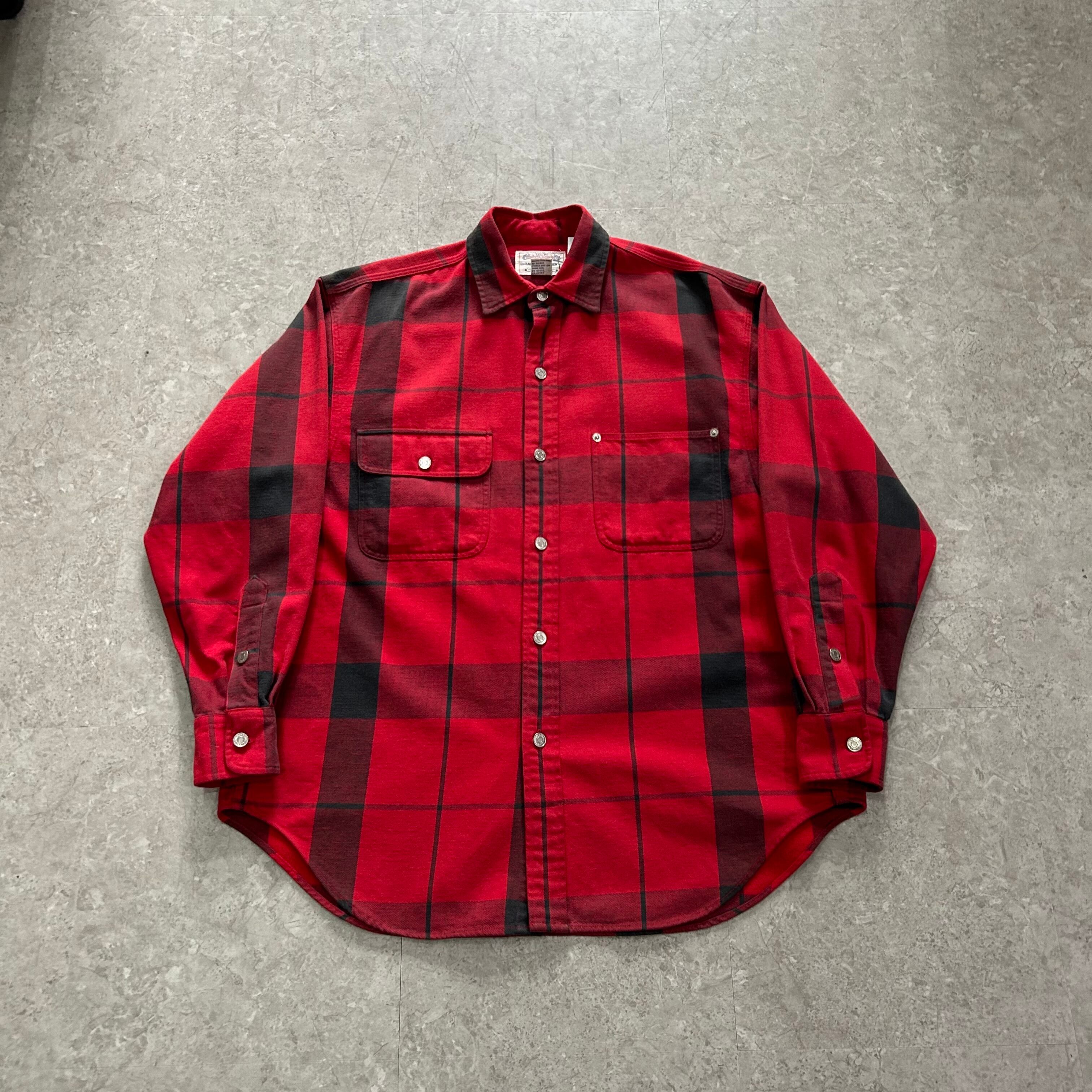 90s Ralph Lauren Authentic Dungarees flannel shirt【仙台店】