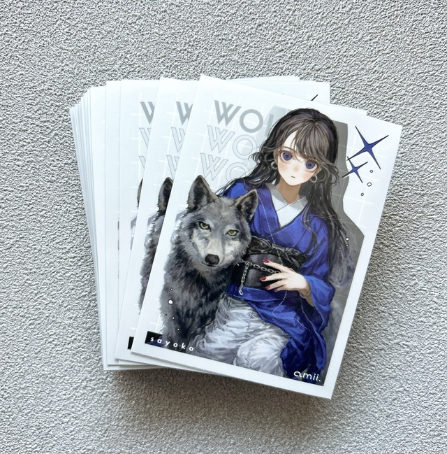 【12/20新作】WOLF | illust：小夜子 | amii. カードスリーブ