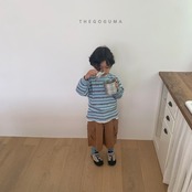 【取寄】THE GOGUMA タムタムボーダーTシャツ|秋服|韓国子供服| 26/AT
