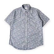 SENTINEL DECIDE センティネルディサイド 花柄総柄 BD 半袖シャツ 46/ブルー 系/アロハ